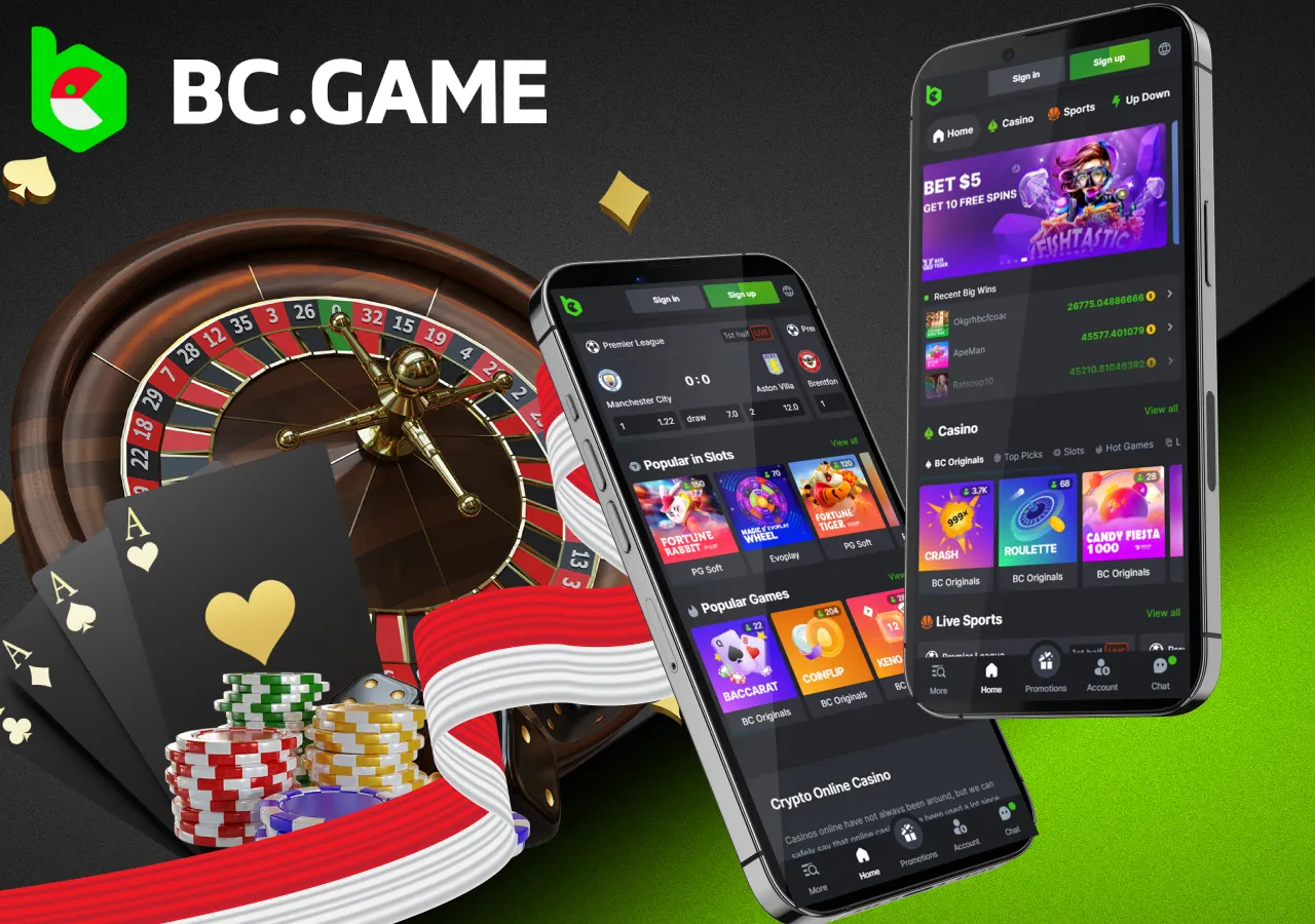 Online casino mobile app