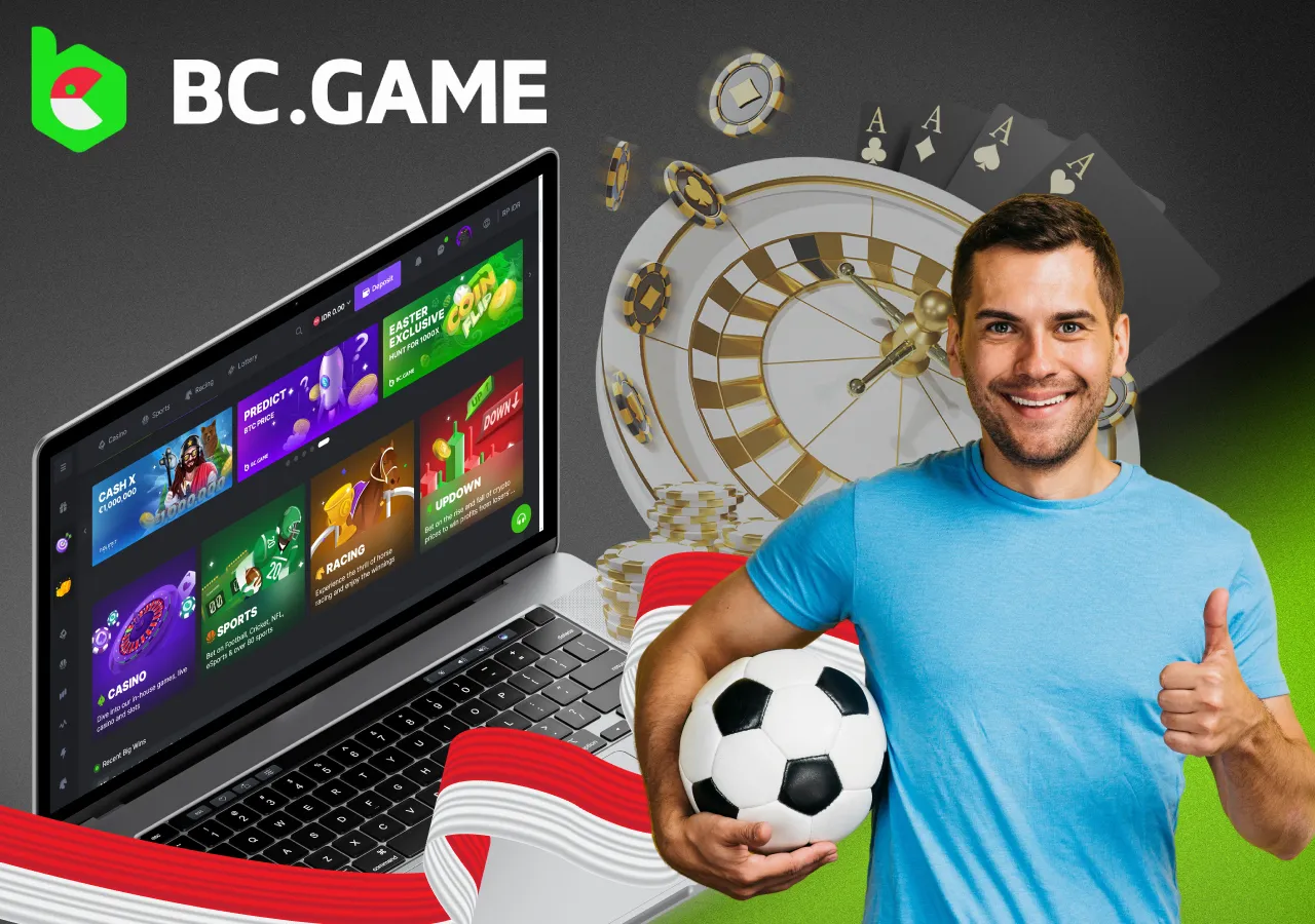 A wide range of casino games