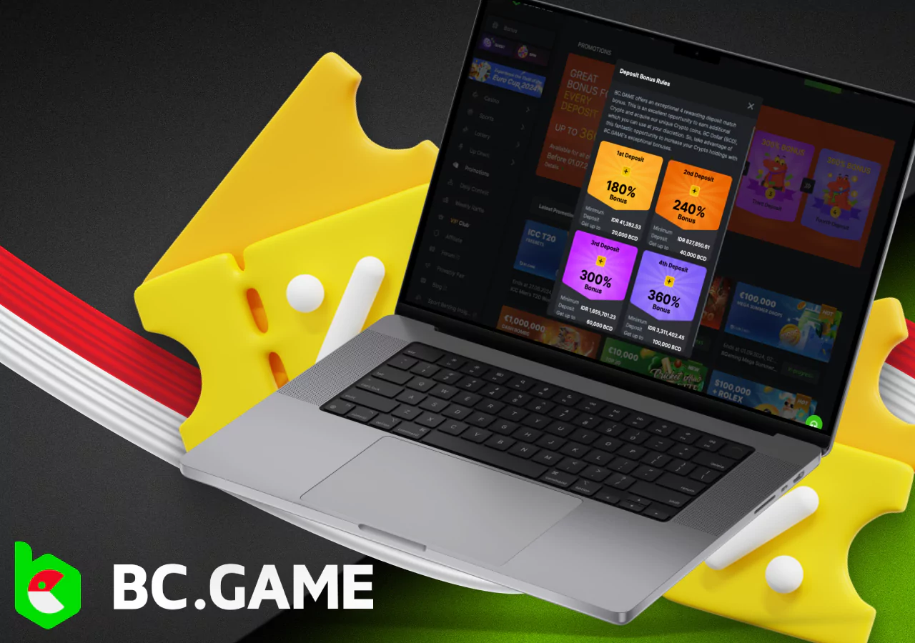 Welcome bonus for new BC Game users