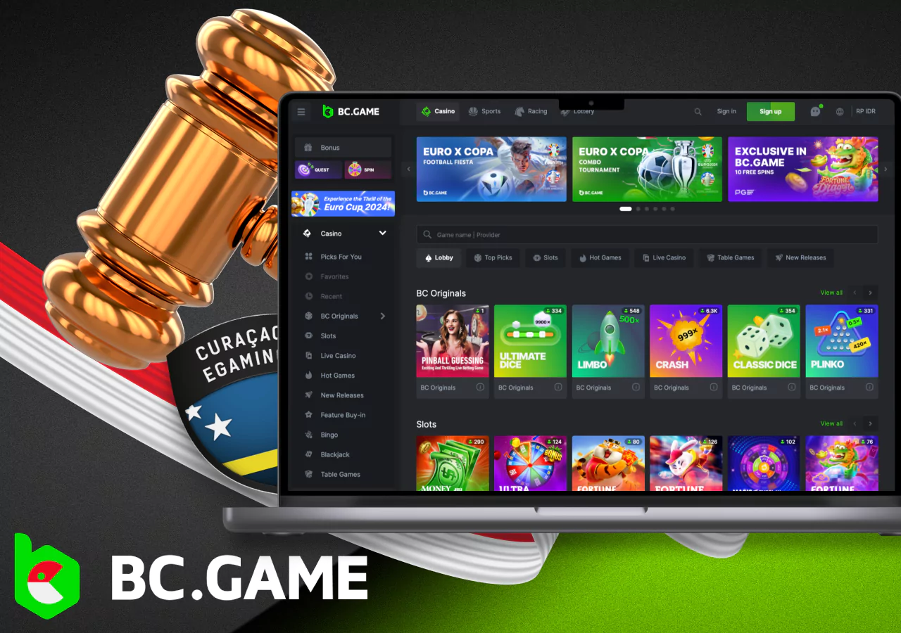 Secure online casino BC Game