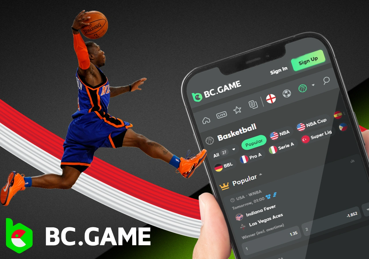 Detailed description of the basketball betting section